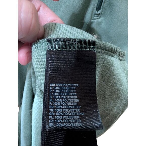 The North Face Womens L/G Green 1/4 Zip Pullover Size L - Picture 4 of 5